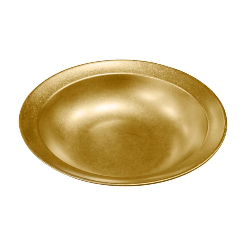 Biradlı Groovy Açık Büfe Retro Sunum Tabağı (Altın) 30x6 cm (GRV-R241013-Altın) - 1