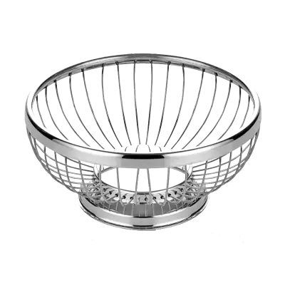Altınbaşak Paslanmaz Yuvarlak Ekmek Ve Meyve Sepeti 21 Cm A 021 02