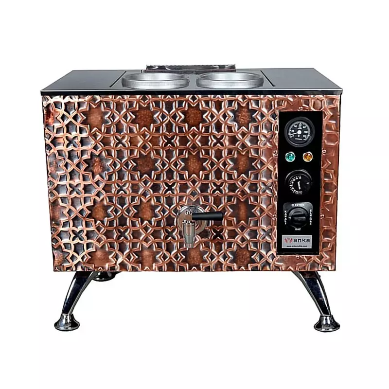 Anka 2 Demlikli Bakır Pro Kompakt Full Otomatik Çay Kazanı APKO2 - 1