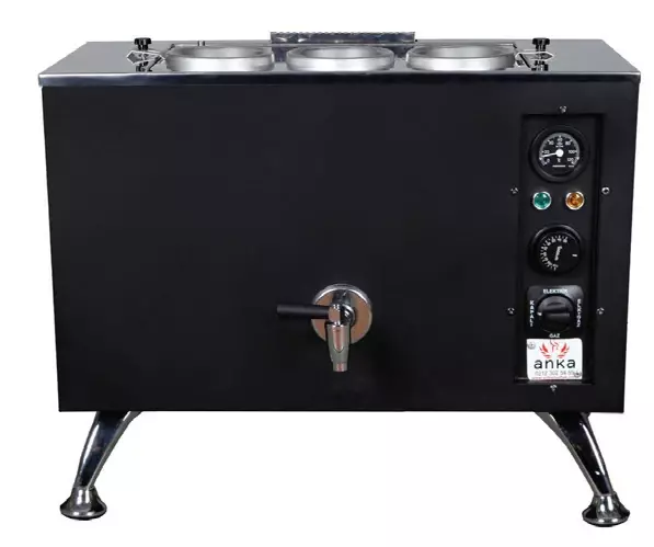 Anka 3 Demlikli Black Pro Elektrikli Çay Kazanı BPE3 - 1