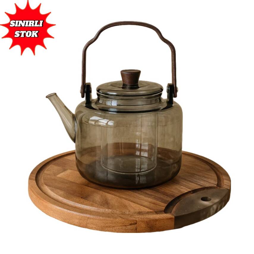 Arow Akasya Ağacı Tutmalı Bitki Çay Demlik 1000 ml TR-6672 - 2