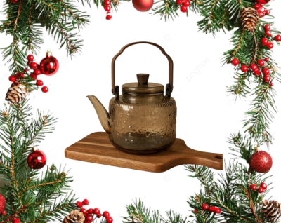 Arow Akasya Ağacı Tutmalı Bitki Çay Demlik 1350 ml TR-6679