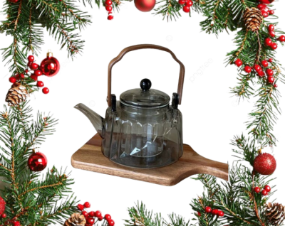 Arow Akasya Ağacı Tutmalı Bitki Çay Demlik 850 ml TR-6676