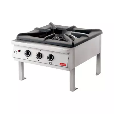 Asnur 3 Yanışlı Yer Ocağı Gazlı 60X60 ASYOG-60X60 - 2