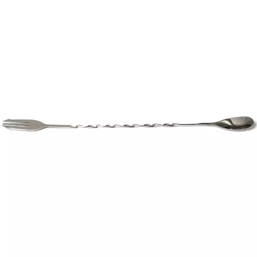 Biradlı Bar Kaşık Çatallı-Burgulu 33 cm (BRD-682) - 1