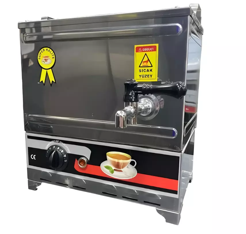 Bayraktar 2 Demlikli Pleytsiz Çay Kazanı 25 Litre No30 Elektrikli SÇ-30E - 2