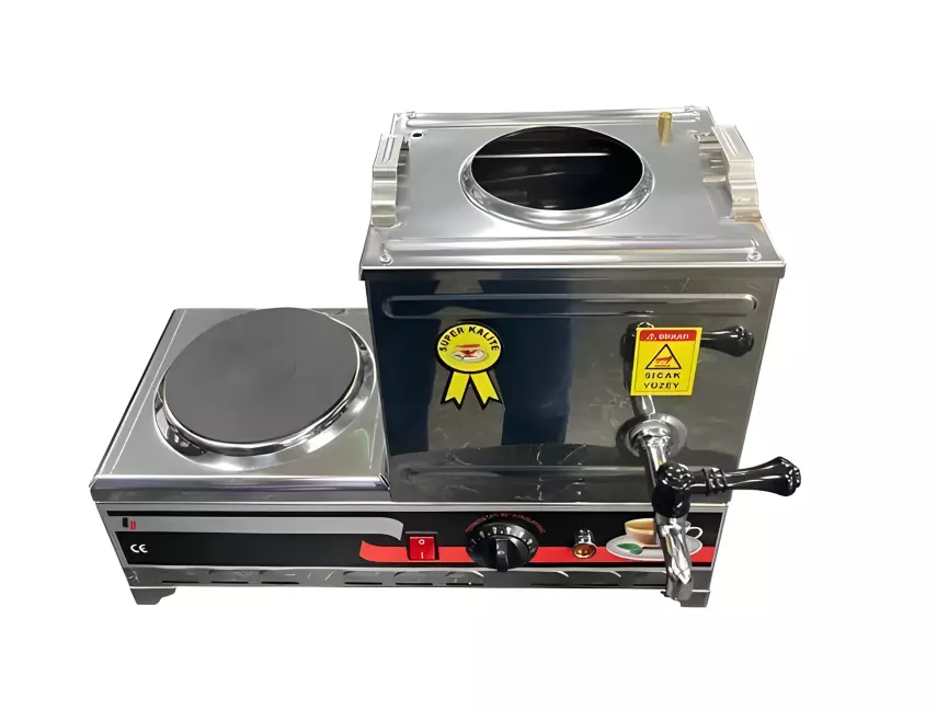 Bayraktar Tek Demlikli Pleytli Çay Kazanı 15 Litre No26 Elektrikli SÇ-15E PLT - 1