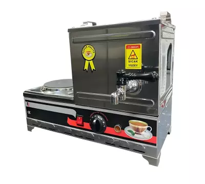 Bayraktar Tek Demlikli Pleytli Çay Kazanı 15 Litre No26 Elektrikli SÇ-15E PLT - 2