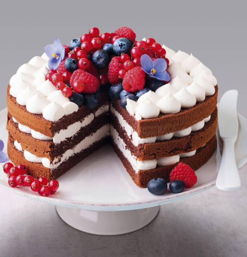 Biradlı Açık Büfe Pasta Sunum 34 cm (BRD-259551) - 1