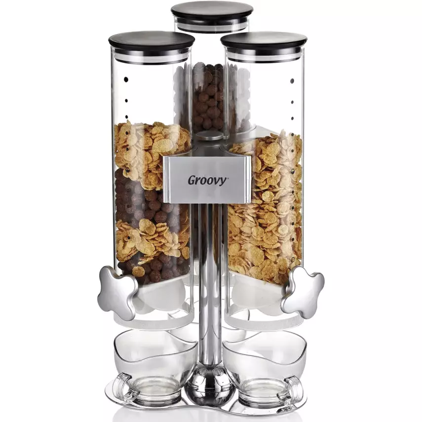 Biradlı Cornflakes Üçlü Mısır Gevreği Dispenseri (BRD-2841-B) - 1