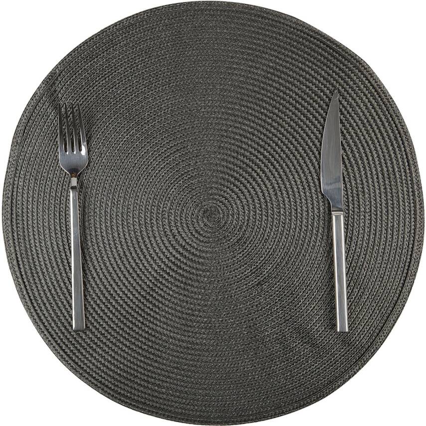 Biradlı PVC Amerikan Servis (Siyah) 38 cm (BRD-1838) - 1