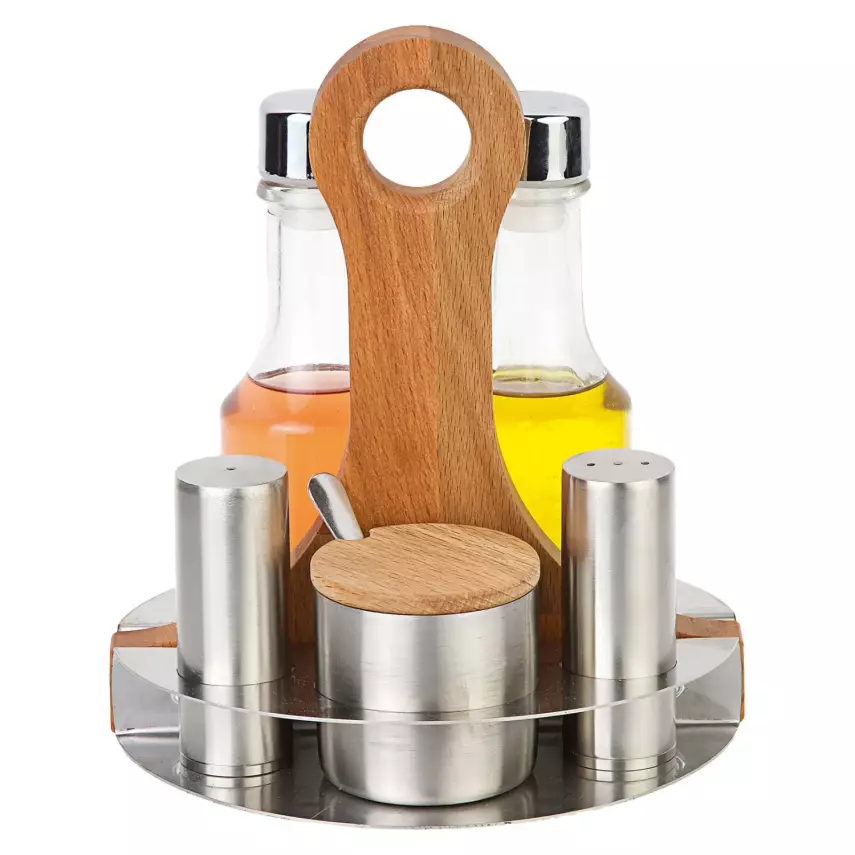 Biradlı Yağlık ve Tuzluk Seti 130 cc (GRV-820) - 1