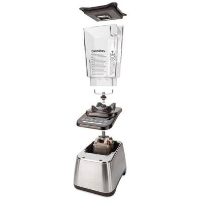 Blendtec - Designer 650s Paslanmaz Çelik Blender,3 hp,1560W,WildSide+ - D650D0507A1A-EUA1AP1 - 2