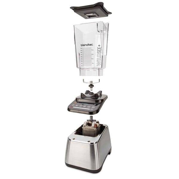 Blendtec - Designer 650s Paslanmaz Çelik Blender,3 hp,1560W,WildSide+ - D650D0507A1A-EUA1AP1 - 2