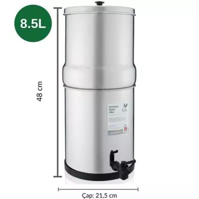 British Berkefeld - 8.5 Lt. Portatif Su Arıtma Cihazı – 2 Filtre - W9361138 - 5