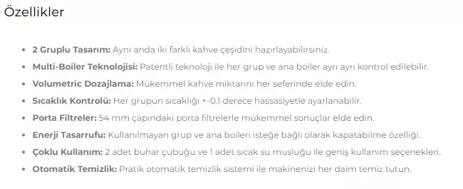 Dalla Corte Icon Espresso Kahve Makinesi, 2 Gruplu Siyah, ICON-2-DB - 4