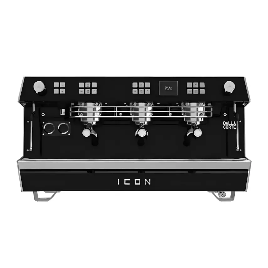 Dalla Corte Icon Espresso Kahve Makinesi, 3 Gruplu Siyah, ICON-3-DB - 1