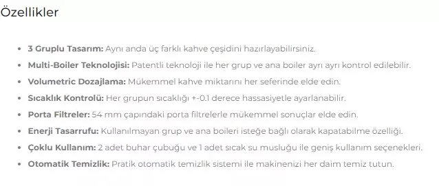 Dalla Corte Icon Espresso Kahve Makinesi, 3 Gruplu Siyah, ICON-3-DB - 4