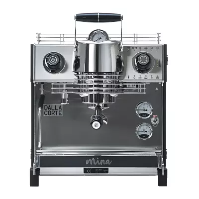 Dalla Corte Mina Espresso Kahve Makinesi, Tek Gruplu Siyah, MINA-1-C