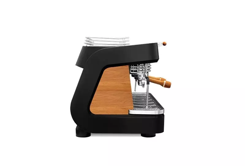 Dalla Corte XT Classic Espresso Kahve Makinesi, 2 Gruplu Siyah-Ceviz, DCPROXT6T-2-DN - 2