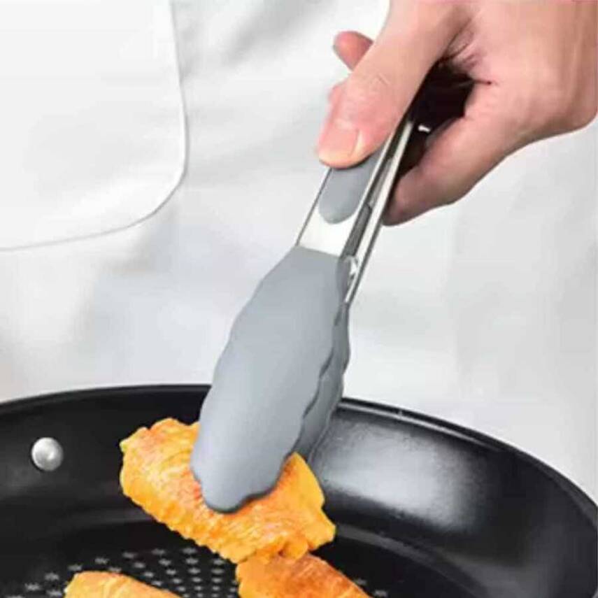 Epinox Barbekü Maşası Silikon 25 cm Gri (BMG-25) - 2