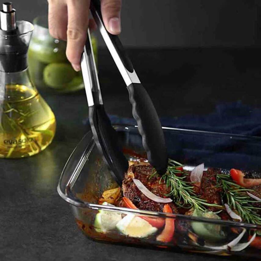 Epinox Barbekü Maşası Silikon 40 cm Siyah (BMS-40) - 4