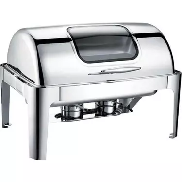 Epinox Chafing Dish Roll Top Camlı 9 lt (CDR-9C)