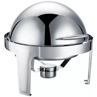 Epinox Chafing Dish Roll Top Yuvarlak 6 lt (CDC-6)