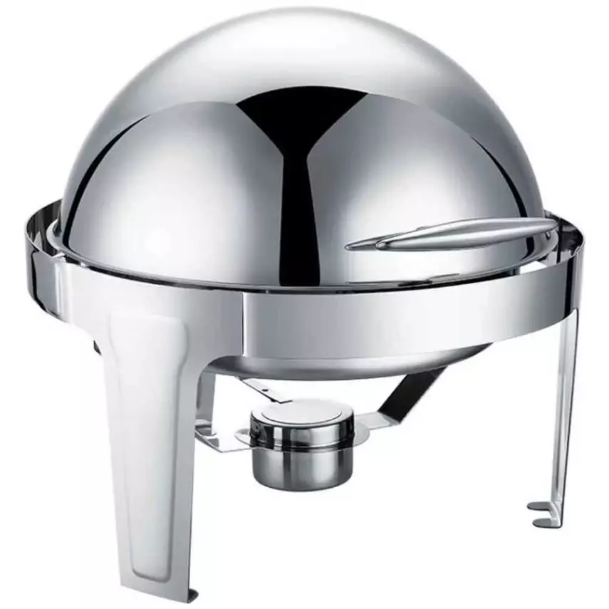 Epinox Chafing Dish Roll Top Yuvarlak 6 lt (CDC-6) - 1
