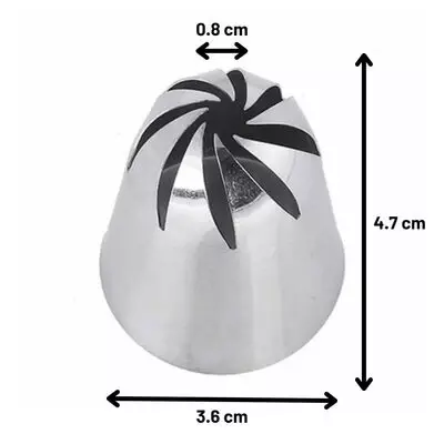 Epinox Duy Gül 8 Diş 36x8x47 mm (DY-903) - 2