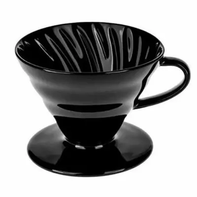 Epinox Seramik Demleme-Siyah V60 Dripper 200 ml (FSS-2) - 1