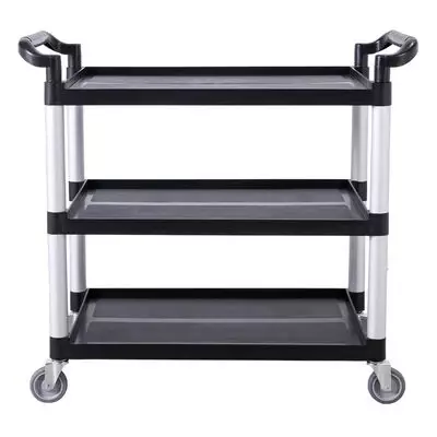 Epinox Servis Arabası Siyah 3 Katlı (SAS-1)