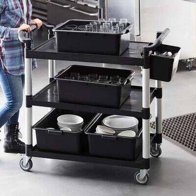 Epinox Servis Arabası Siyah 3 Katlı (SAS-1) - 3