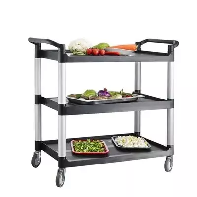 Epinox Servis Arabası Siyah 3 Katlı (SAS-1) - 5