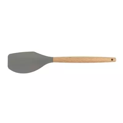 Epinox Silikon Sıyırma Spatulası Ahşap Sap 31,5 cm (ASH-13) - 1