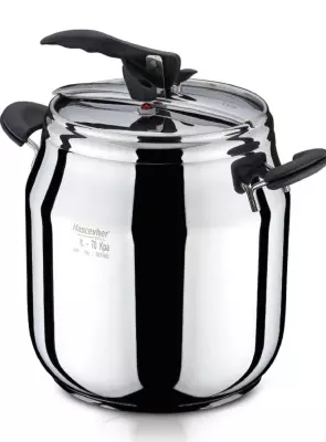 Hascevher Gastro Çelik Düdüklü Tencere 17,0 lt - Ø24