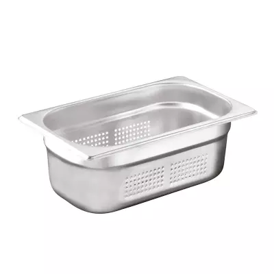 GASTRONOM KÜVET DELİKLİ GN 1/4 40 MM