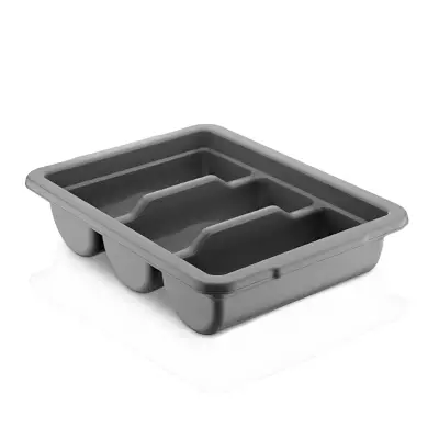 GastroPlast 3 Bölmeli Kaşıklık Siyah Gk-03