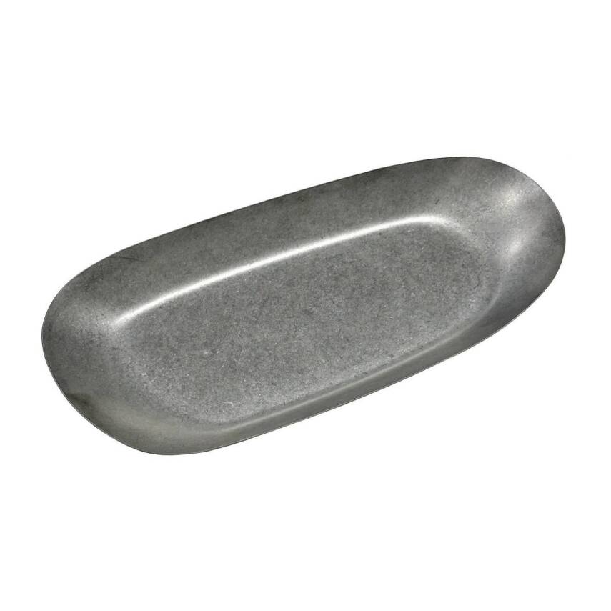 Biradlı Groovy Açık Büfe Retro Sunum Tabağı 31.5x15x3.3 cm (GRV-R241002) - 1