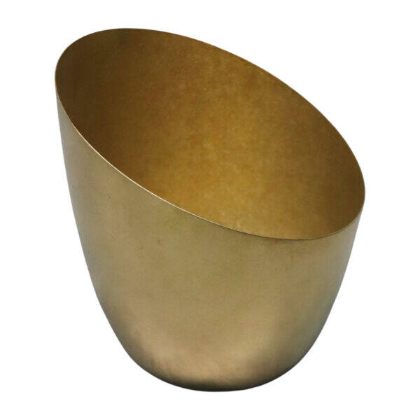 Biradlı Groovy Açık Büfe Retro Sunum Tabağı (Altın) 13.6x14.5 cm (GRV-R241008-Altın) - 1