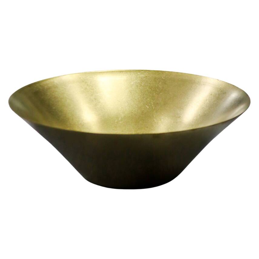 Biradlı Groovy Açık Büfe Retro Sunum Tabağı (Altın) 28x9.5 cm (GRV-R241027-Altın) - 1