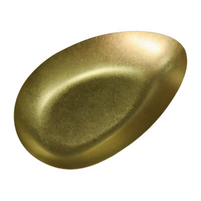 Biradlı Groovy Açık Büfe Retro Sunum Tabağı (Altın) 30x20x4,8 cm (GRV-R241010-Altın)