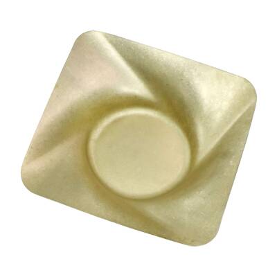 Biradlı Groovy Açık Büfe Retro Sunum Tabağı (Altın) 30x30x7 cm (GRV-R241023-Altın)