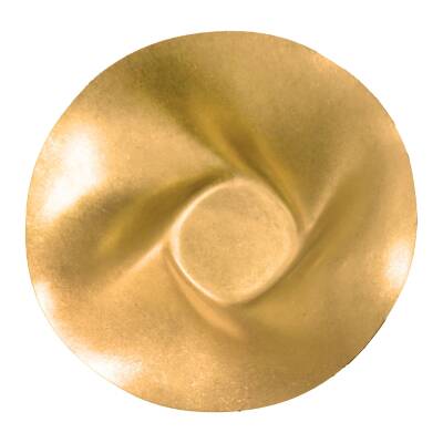 Biradlı Groovy Açık Büfe Retro Sunum Tabağı (Altın) 30x9 cm (GRV-R241019-Altın)