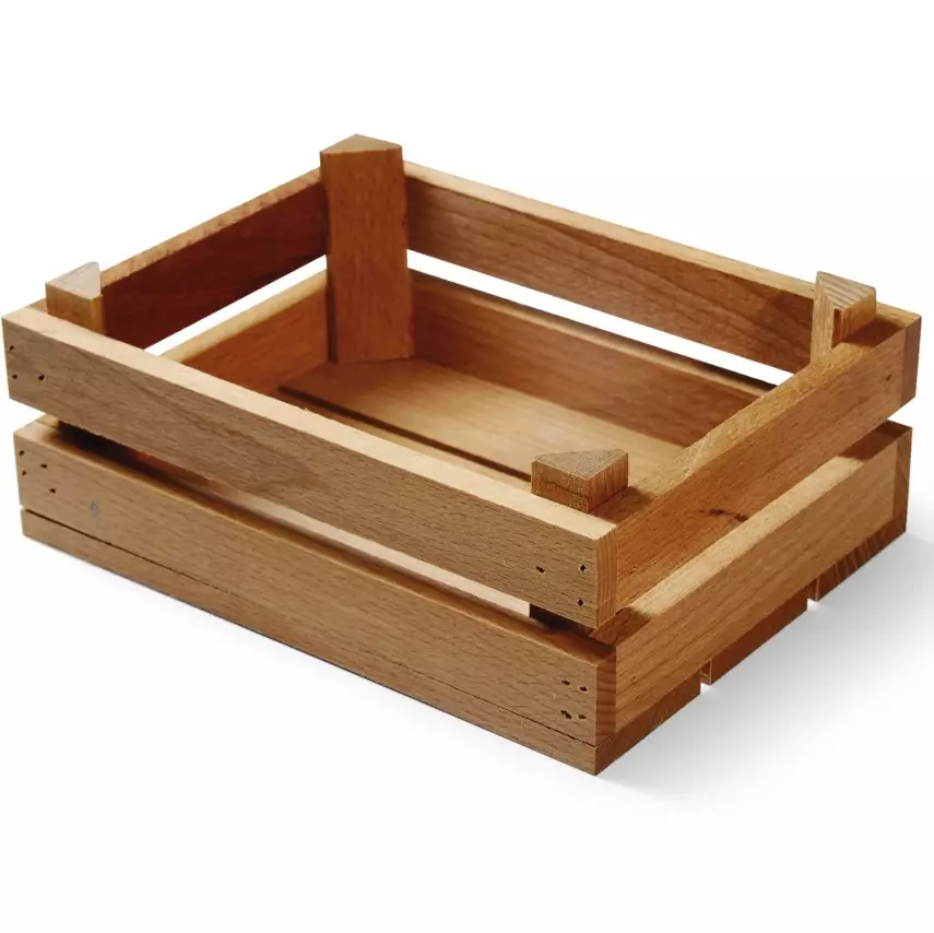 Biradlı Groovy Ahşap Kasa 15x20x7 cm (GRV-1783) - 1