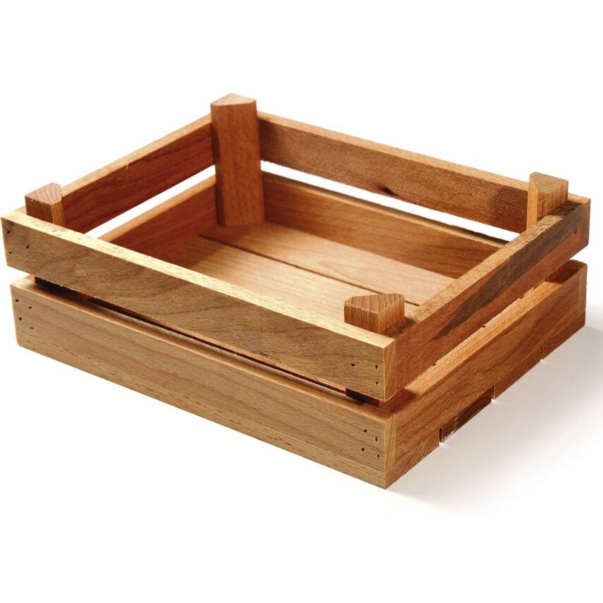 Biradlı Groovy Ahşap Kasa 17x22x7 cm (GRV-1784) - 1