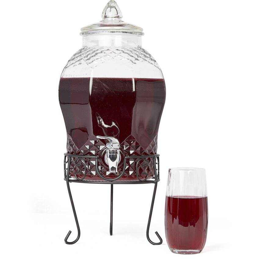 Biradlı Groovy Cam Şerbetlik 6 Litre (GRV-6031) - 1