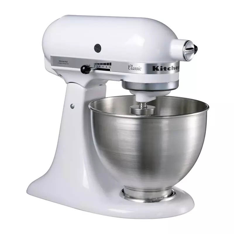 KitchenAid Classic Stand Mikser, 4.3 L, Beyaz, 5K45SSEWH - 1