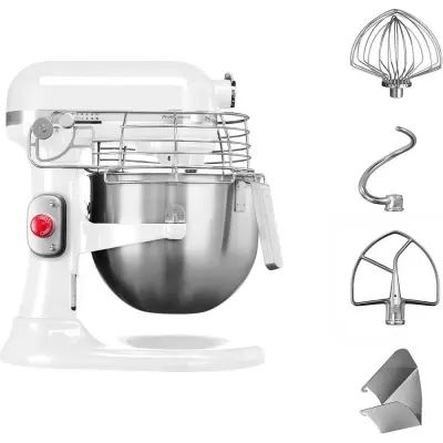 KitchenAid Profesyonel Stand Mikser, 6.9 L, Beyaz 5KSM7990XEWH - 2
