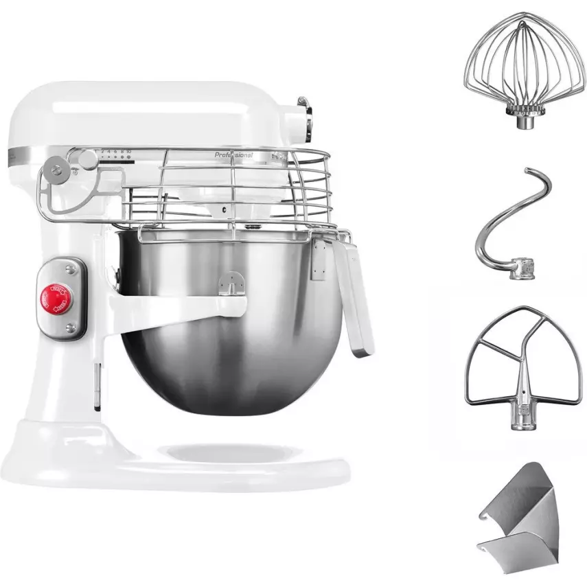 KitchenAid Profesyonel Stand Mikser, 6.9 L, Beyaz 5KSM7990XEWH - 2